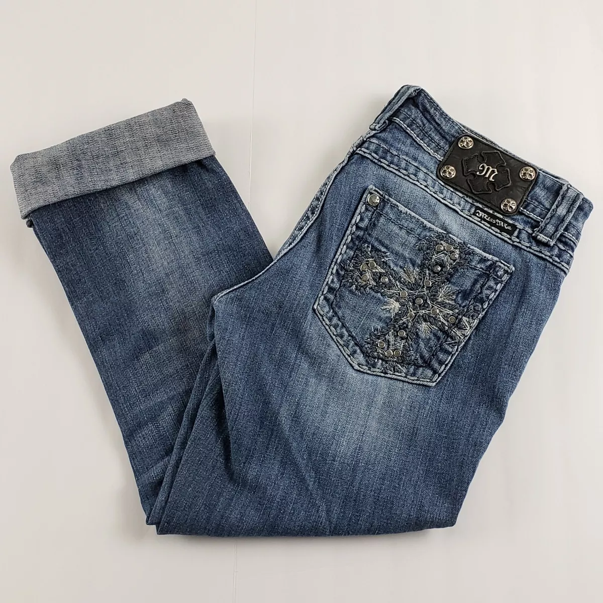 Buckle hotsell capri jeans