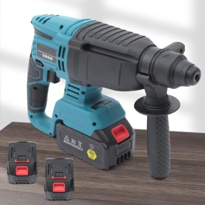 Heavy Duty Rotary Hammer Drill Kit Electric Hammer Safety Clutch  Functions
