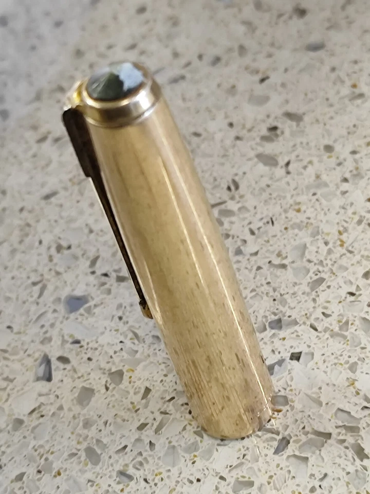 Pluma Estilográfica Parker 51 1/10 Llena de Oro 12k, 14k Nueva en Caja Roja/Dorada - 1948 EE. UU. Foto 2 de 4