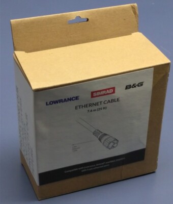 LOWRANCE - ETHEXT-25YL 25 FT, Ethernet Extension Cable, #127-30, NEW