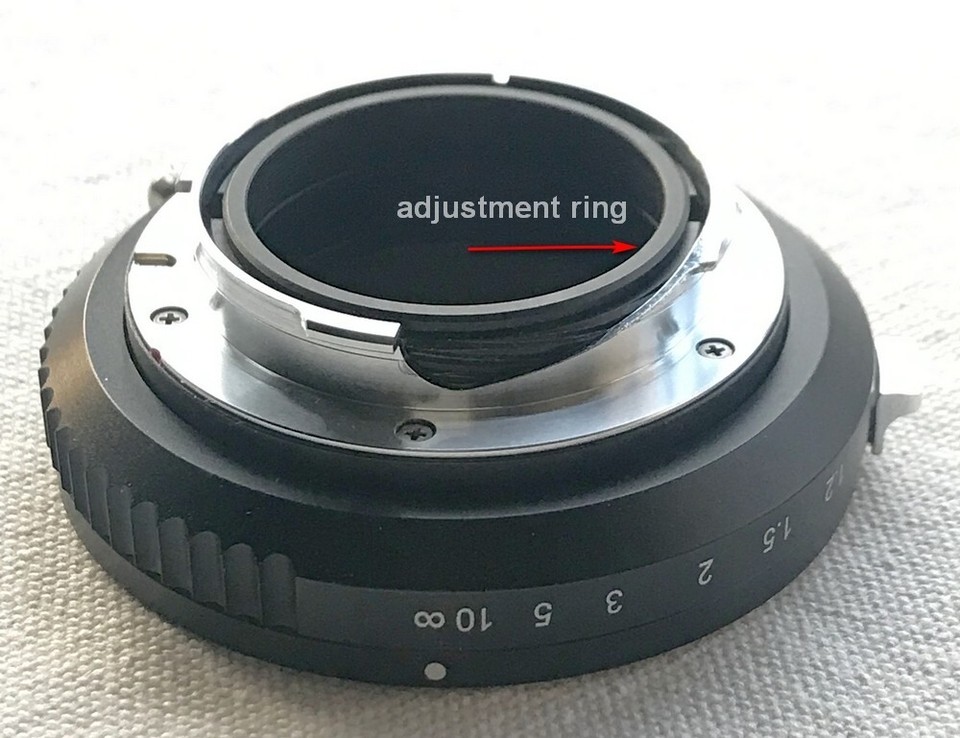 Canon EOS 50mm Lens to Leica M Mount Adapter rangefinder coupled M42 LR