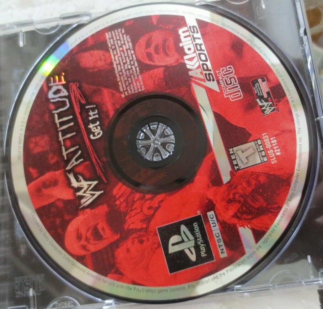 PlayStation - PS★WWF ATTITUDE 海外版 北米版 ハガキ付 WWF Attitude Prices Playstation | Compare Loose, CIB & New