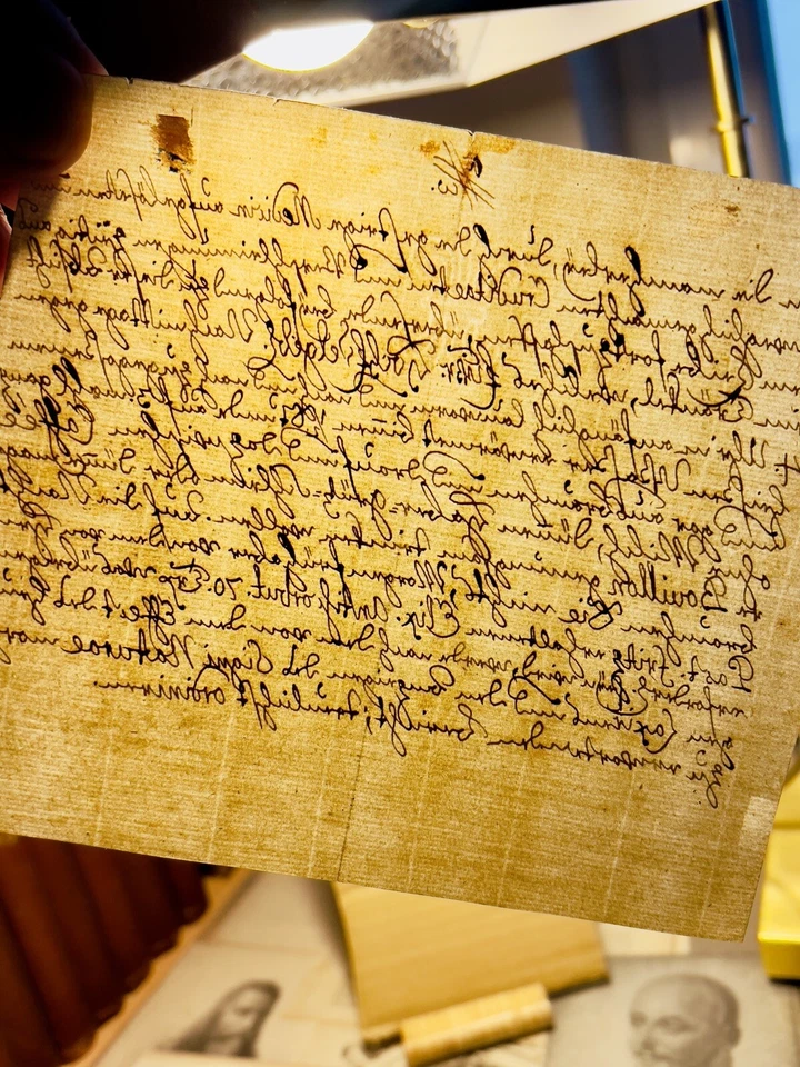 Receta Circa 1780 Original Antiguo Manuscrito Escritura a Mano Papel Acanalado Foto 4 de 4