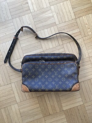 Louis Vuitton Nile M45244 Messenger Bag Tasche Canvas Monogram Vintage 80er