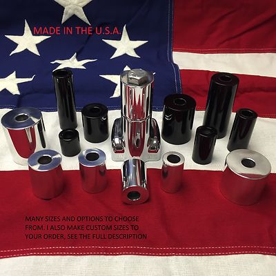 Harley 1 1/4'' X 3  High handle bar riser extensions