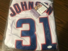 DAVEY JOHNSON SIGNED AUTO AUTOGRAPH STITCHED BASEBALL JERSEY JSA