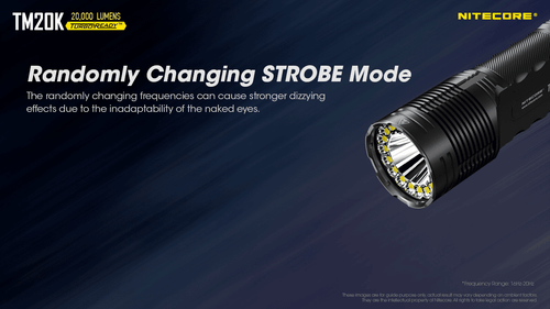 Nitecore TM20K 20000 Lumens Tiny Monster Rechargeable LED Torch - Picture 8 of 12