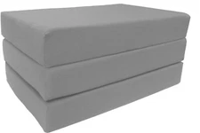 Queen Trifold Foam Beds, Foldable RV Mattress, High Density Foam 6x60x80 Gray