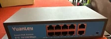 YUANLEY 10PORT (8POE, 2UPLINK) SMART SWITCH