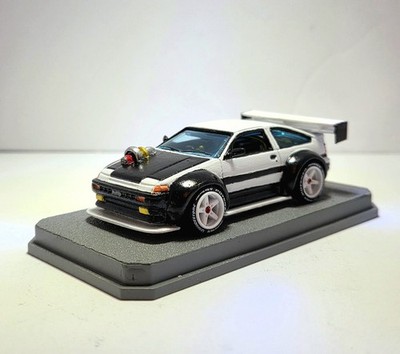 Custom Hot Wheels - Handcrafted 1:64 Scale Collectible(toyota AE86 Trueno)