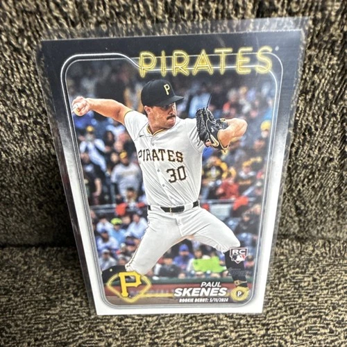2024 Topps Update Series Rookie Debut Paul Skenes #US288 Pittsburgh Pirates Card