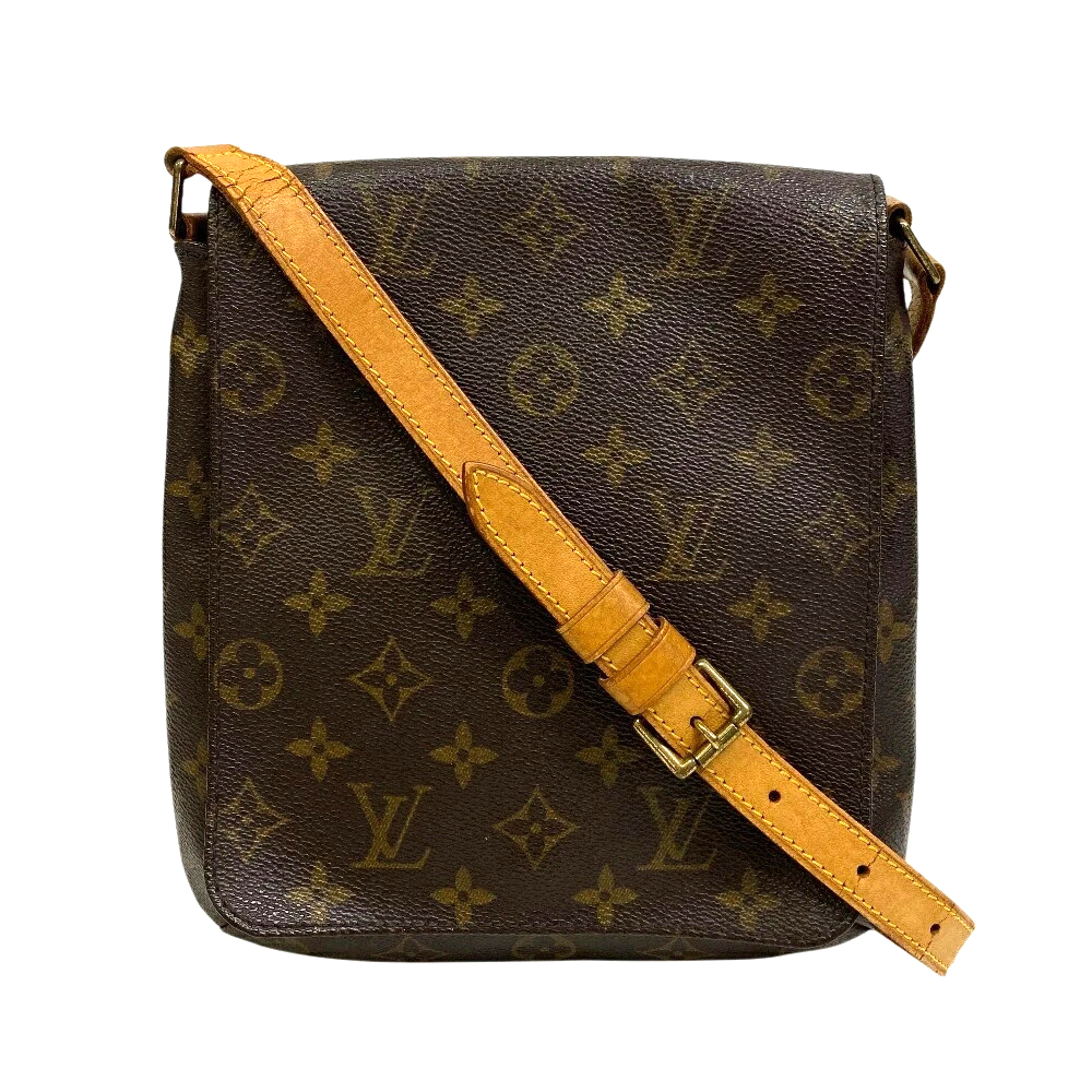 Louis Vuitton Musette Salsa PM Crossbody Bag in Brown Canvas