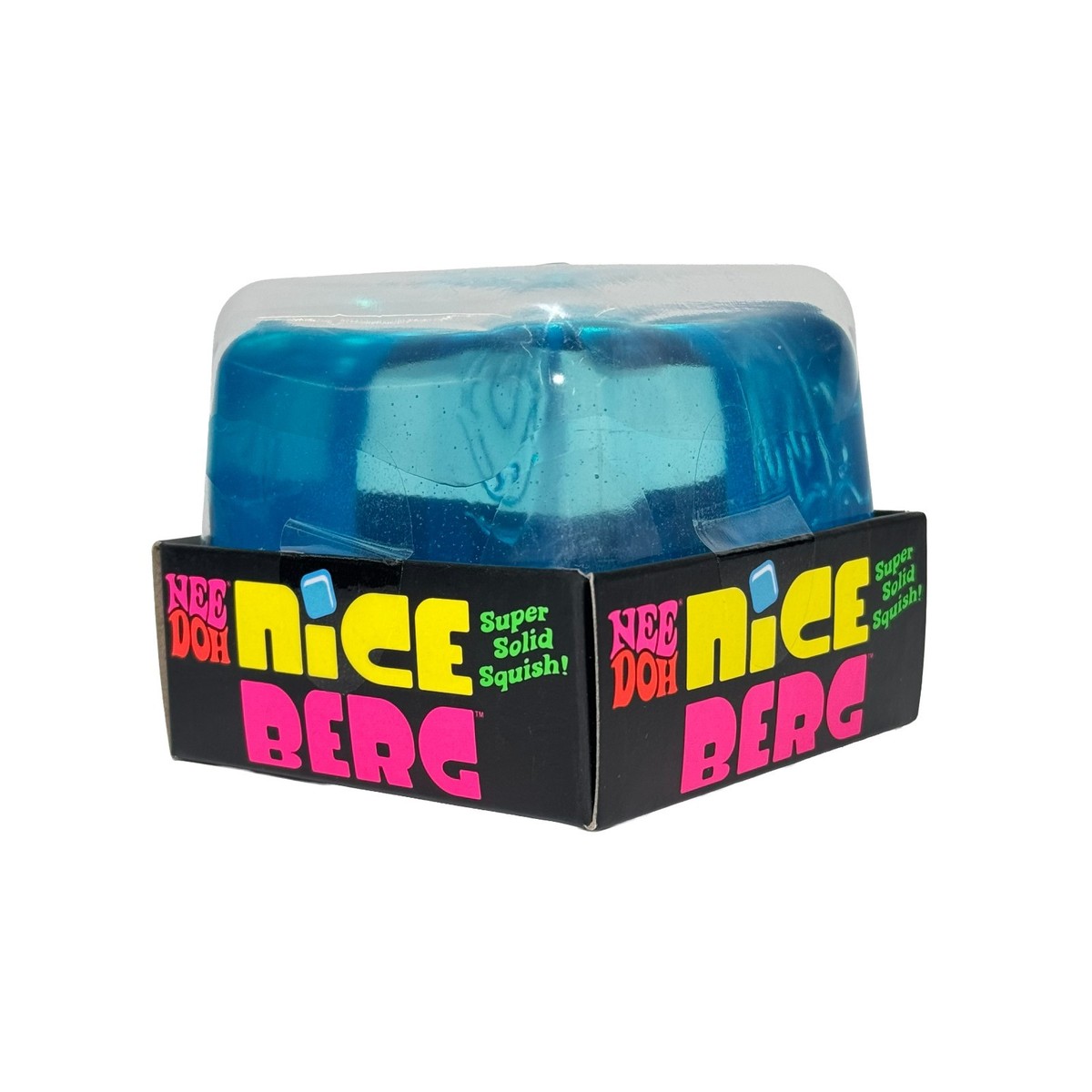 NEEDOH NICE BERG GIANT スクイーズ 青　一個 NeeDoh Nice Berg Giant Nice Cube Sensory Squeeze Toy with Super