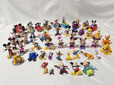 Disney Mickey Mouse Friends Minnie Donald Daisy Goofy Pluto Lot of 45 Figures