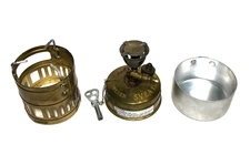 Vintage SVEA 123 Backpacking Cook Stove Sweden with Wind Screen & Cup (Untested)