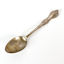 Wallace Irian 1899 Sterling Silver Demitasse Spoon 4.25" 6.8g Antique Art Nouveu