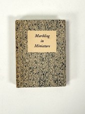 Christopher WEIMANN / Marbling in Miniature 1st Edition 1980
