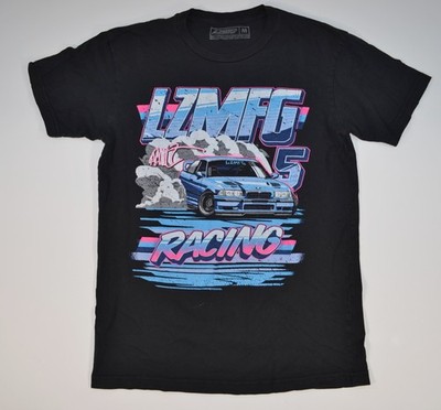 LZMFG Racing #5 E30 E36 M3 Drift Drfting Smoking Tires Shirt Medium