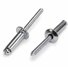 Blindnieten Edelstahl A2 V2A Flachkopf DIN 7337 ISO15983 Nieten 3x6 - 6,4x30mm