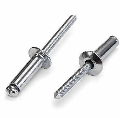 Blindnieten Edelstahl A2 V2A Flachkopf DIN 7337 ISO15983 Nieten 3x6 - 6,4x30mm