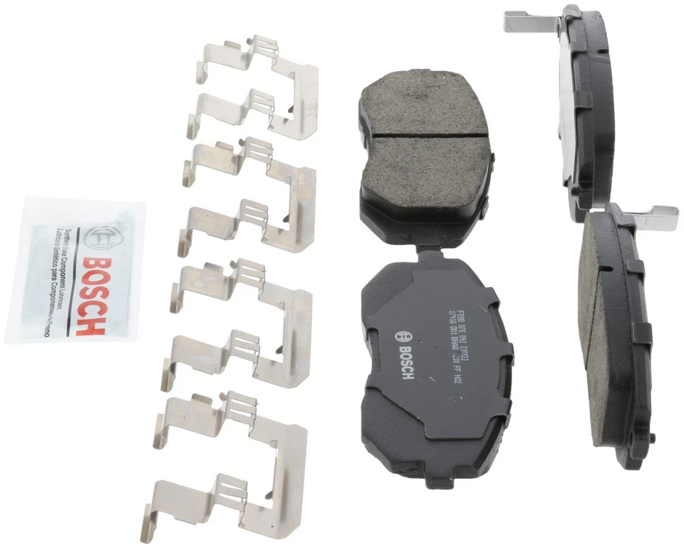 Bosch QuietCast Ceramic Brake Pad and Rotor Kit For 03-07 Subaru Impreza Saab Foto 4 de 4