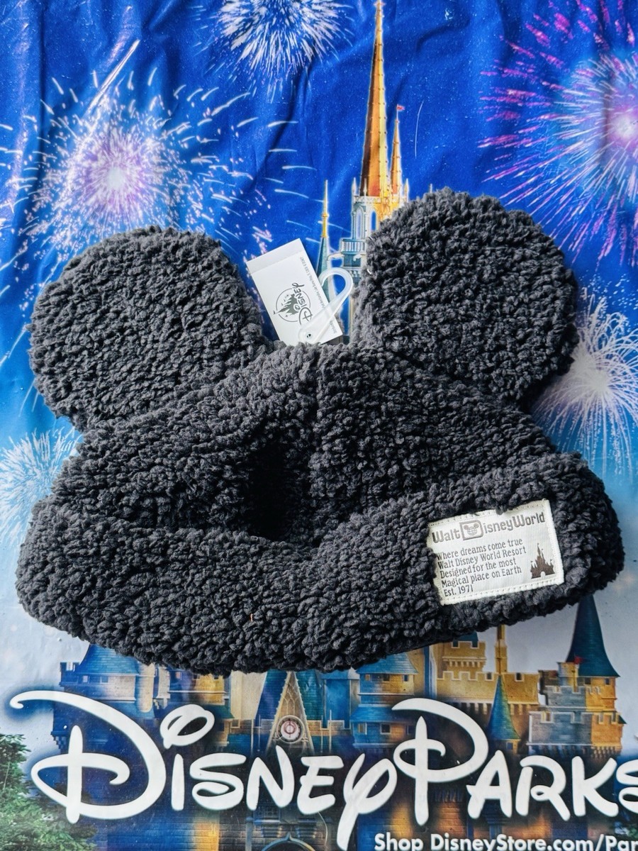 2025 Walt Disney World Mickey Ears Sherpa Tokyo Style Winter Hat