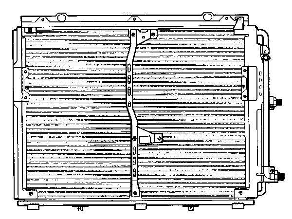 NRF 35229 Condenser, air conditioning for MERCEDES-BENZ - Image 2