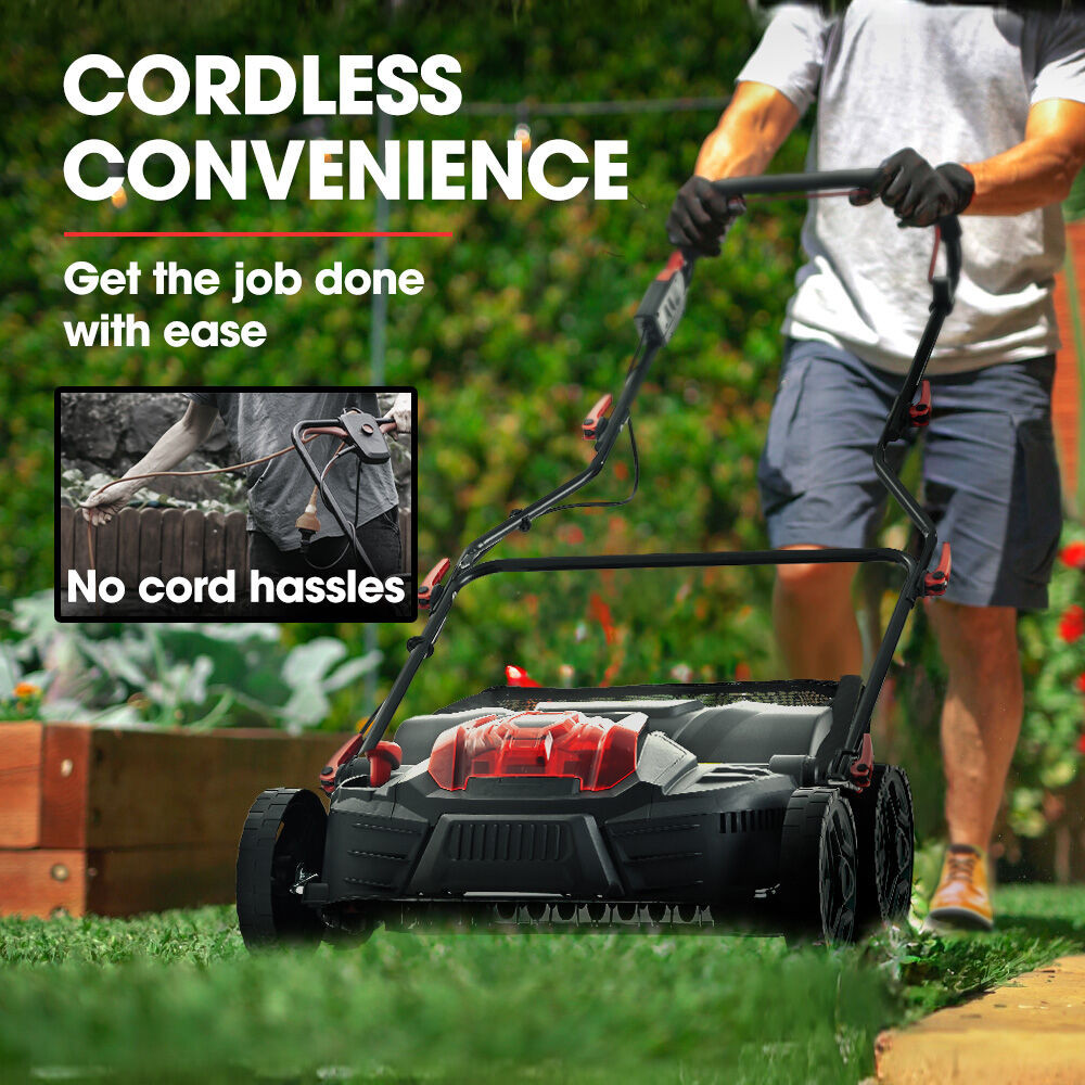 BAUMR-AG 370SX 40V SYNC Cordless Lawn Aerator Scarifier -Skin