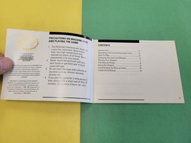 Rescue The Embassy Mission Nintendo NES solo manuale ~ libretto istruzioni