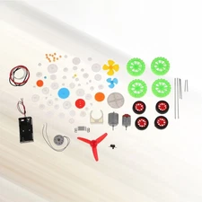  69 Pcs Spindle Gear Toy Accessories Assembly Kit Cogs Gears Craft