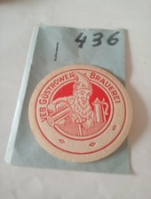 1 Stück DDR Bierdeckel, VEB ,Brauerei, Güstrower, Ausf. 1 aus Sammlung Nr. 436
