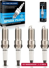 Iridium Spark Plugs 4 Pack, Pre-Gapped OEM Replacement for Chevrolet Equinox Mal