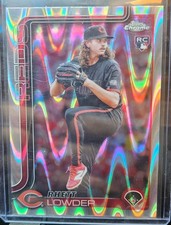 2025 Topps Chrome - Rhett Lowder #147 RayWave Refractor (RC)