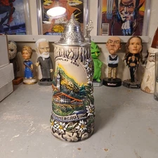 German Beer Stein Oberammergau Passion Play 2000 King Werk Ltd Ed #504/1000