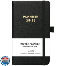 2025-2026 Pocket Planner - Pocket Calendar 2025-2026 for Purse, July 2025 - J