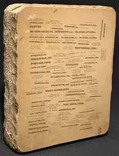 Lithograph Printing Stone w Multiple Sales Office Addresses-Boston, Tulsa, Akron