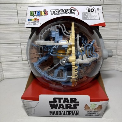 Rubik s Cube, Rubik s Tracks Star Wars, Mandalorian - Themed 3D Gravity Maze NEW