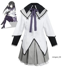 Anime Magical Girl Puella Magi Madoka Magica Homura Akemi Cosplay Costume Gift