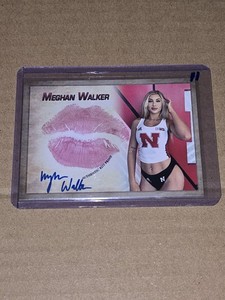 MEGHAN WALKER WWE NXT Signed Kiss Card Wrestler Model Collectors Expo #11