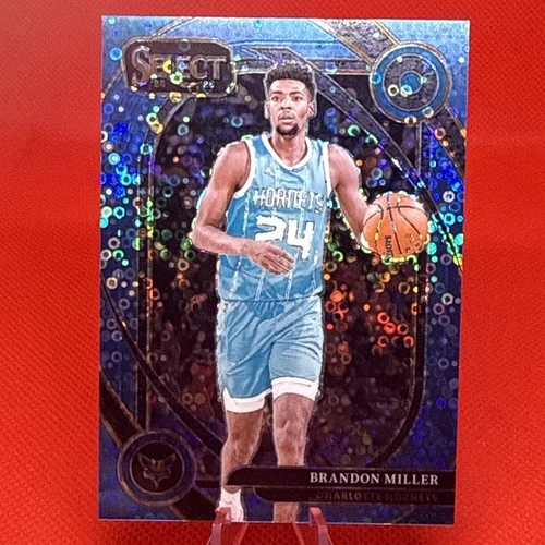 2024-25 Panini Select BRANDON MILLER COURTSIDE Light Blue Disco Prizm  - /99