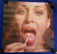 vintage 1999 Fiona Apple 2 SIDED When the Pawn.. PROMO POSTER 24x24in Epic