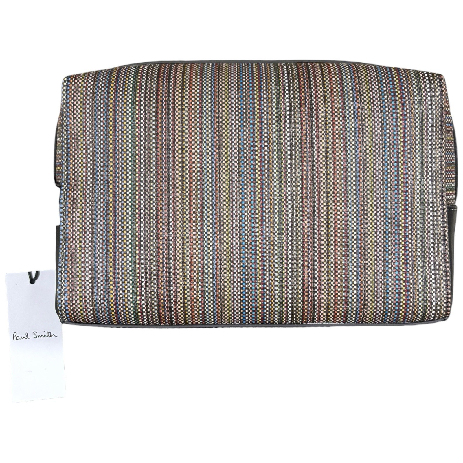 Paul Smith Signature Stripe Coated Wash Bag Multicolour New RRP £210 Genuine image 3
