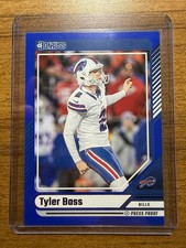 2024 Panini Donruss #224 Tyler Bass Press Proof Blue 