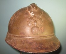 WW1 interbellum 60cm French M15 Adrian infantry helmet casque Stahlhelm casco 胄