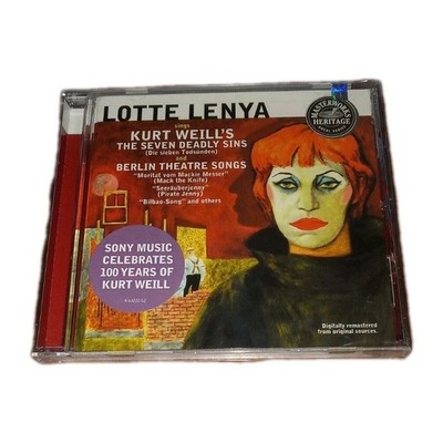 Lotte Lenya sings Kurt Weill's The Seven Deadly Sins CD 1997 NEW! SEALED! 