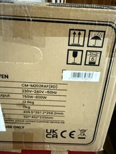 COMFEE' Retro Style 800w 20L Microwave Oven with 8 Auto Red - CM-M202RAF(RD)