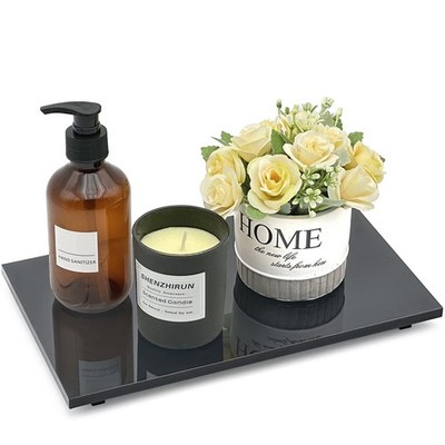 Acrylic Soap Tray, Soap Pedestal Stand Sink Tray for Kitchen Bathroom Counter...