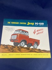 The Forward Control Jeep Fc-150 4wd--willys Jeep Fc Pickup Stake Body Models