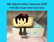 NWT Jellycat Crember Cheesecake 2025, FAO Schwarz Diner Experience Official Toy