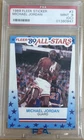 1989 Fleer Sticker Michael Jordan PSA 9 (Oc )All-Stars #3 Basketball Card